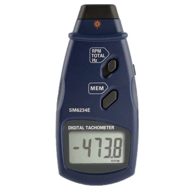 Digital Laser Photo Tachometer Non Contact RPM Tach (SM6234E)-garmade.com