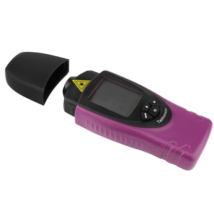 ST8030 Mini Digital Photo Laser Digital Tachometer Non Contact High Accuracy MPU LCD Display(Purple)-garmade.com