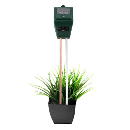 3 in 1 Plant Flowers Soil Meter (PH + Moisture + Light)(Green)-garmade.com