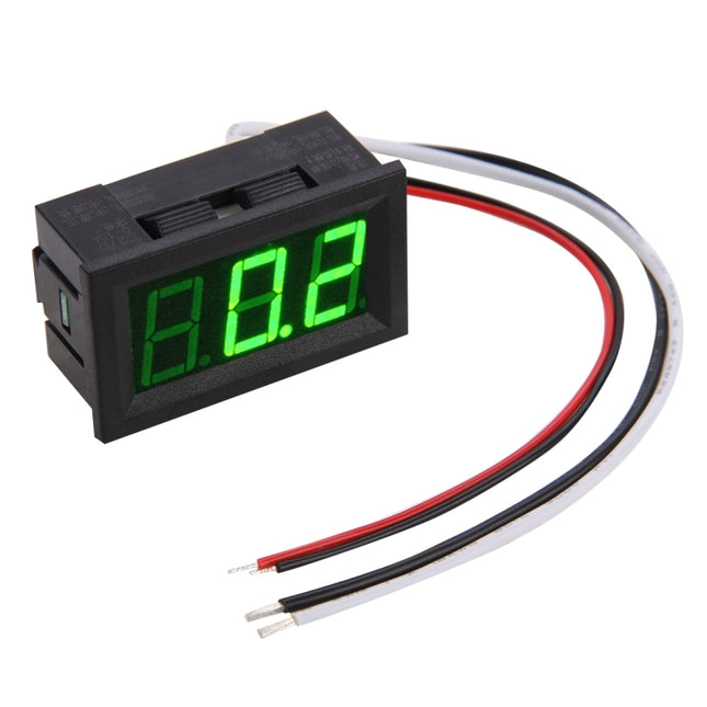 C27D Green Display LED Digital DC 0-10A Current Meter-garmade.com