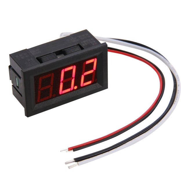 C27D Red Display LED Digital DC 0-10A Current Meter-garmade.com