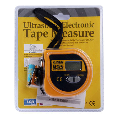 Ultrasonic Electronic Tape Measure, Measure Range: 0.4m-18m-garmade.com
