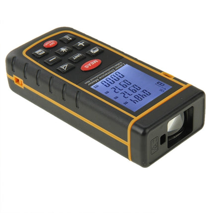 RZ-A40 1.9 inch LCD 40m Hand-held Laser Distance Meter with Level Bubble-garmade.com