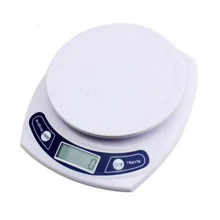Electronic Kitchen Scale (1g~7kg)(White)-garmade.com
