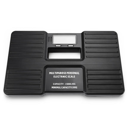 AW-815 Multipurpose Portable Personal Digital Electronic Weight Scale (300g-150kg), Excluding Batteries(Black)-garmade.com