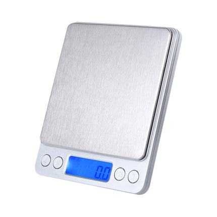 2000g x 0.1g Digital Electronic Balance Weight Scale(Silver)-garmade.com