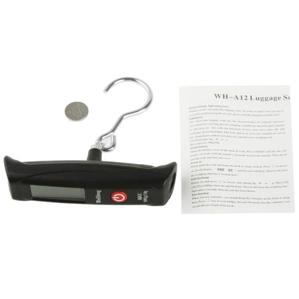 A12 Portable Electronic Luggage Scale (50kg/10g)-garmade.com