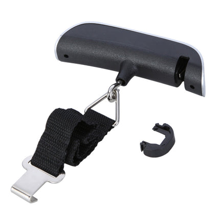 Mini Handheld Luggage Electronic scales with Zero and Tare(Black)-garmade.com