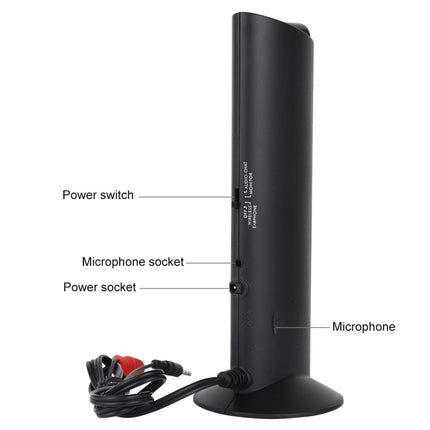 MH2001 Hi-Fi 5 in 1 Receiver + Emitter Wireless Headphone(Black)-garmade.com