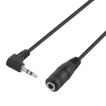 2.5mm Male Elbow to 3.5mm Female Audio Stereo Converter Adapter Cable-garmade.com