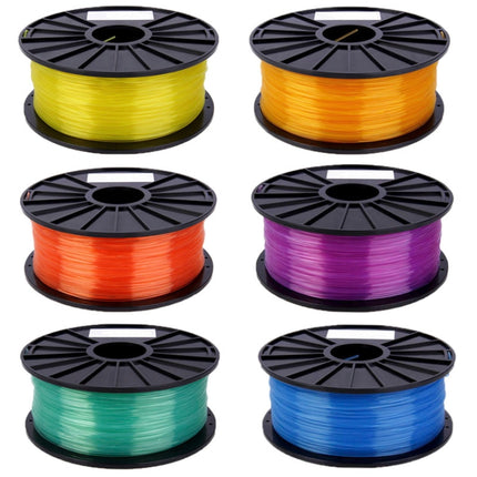 PLA 1.75 mm Transparent 3D Printer Filaments(Green)-garmade.com