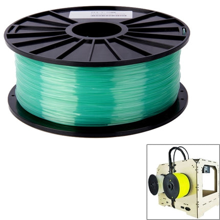 PLA 3.0 mm Transparent 3D Printer Filaments, about 115m(Green)-garmade.com