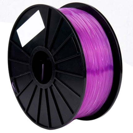 PLA 3.0 mm Transparent 3D Printer Filaments, about 115m(Purple)-garmade.com