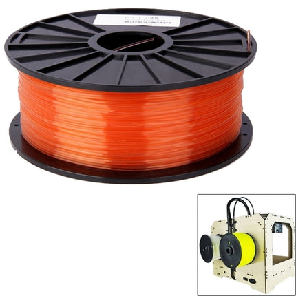 PLA 3.0 mm Transparent 3D Printer Filaments, about 115m(Red)-garmade.com