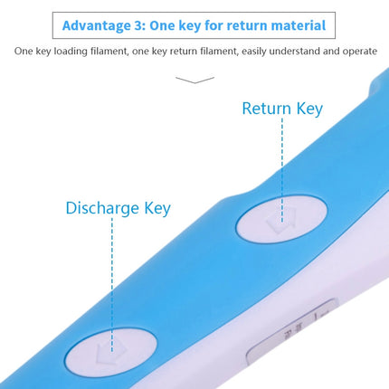 Hand-held 3D Printing Pen, EU Plug(Purple)-garmade.com
