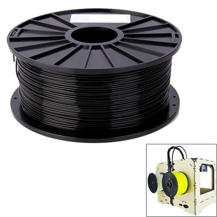 ABS 1.75 mm Color Series 3D Printer Filaments, about 395m(Black)-garmade.com