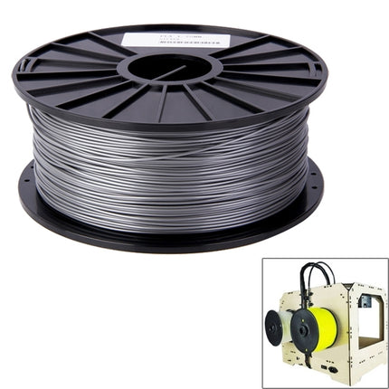 ABS 1.75 mm Color Series 3D Printer Filaments, about 395m(Silver)-garmade.com