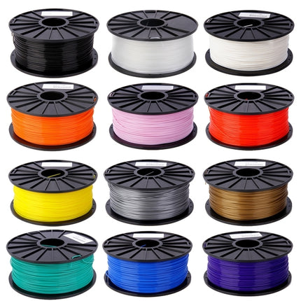 ABS 1.75 mm Color Series 3D Printer Filaments, about 395m(Yellow)-garmade.com