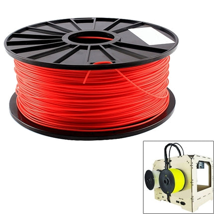 ABS 1.75 mm Fluorescent 3D Printer Filaments, about 395m(Red)-garmade.com