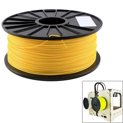 ABS 3.0 mm Fluorescent 3D Printer Filaments, about 135m(Yellow)-garmade.com