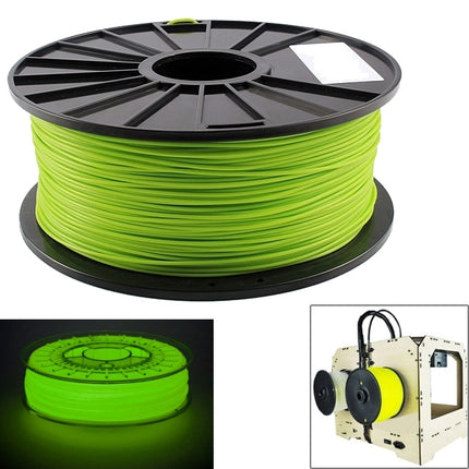 PLA 1.75 mm Luminous 3D Printer Filaments, about 345m(Green)-garmade.com