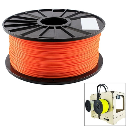 PLA 1.75 mm Fluorescent 3D Printer Filaments, about 345m(Orange)-garmade.com