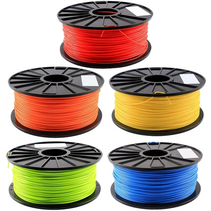 PLA 1.75 mm Fluorescent 3D Printer Filaments, about 345m(Yellow)-garmade.com