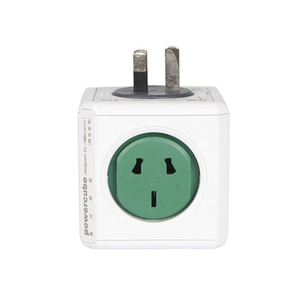 PowerCube 10A Universal Wall Adapter Power Socket with 5 US / AU Sockets for Home Office, AU Plug, Random Color Delivery-garmade.com