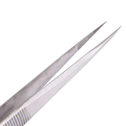 2109A Stainless Steel Anti-Slip Tweezers-garmade.com