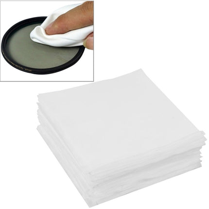 100 PCS 9.8 x 9.8cm Specialized LCD Screen Lens Glasses Cleaning Cloth for Camera / Mobile Phone-garmade.com