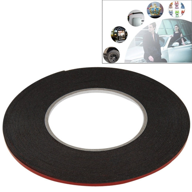 0.5cm Sponge Double Sided Adhesive Sticker Tape, Length: 10m-garmade.com