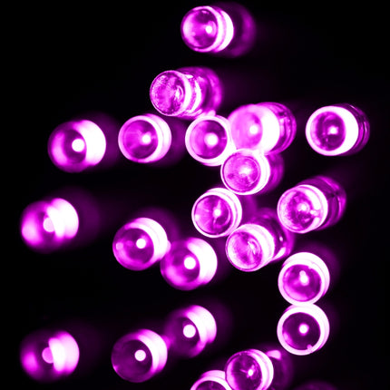 3m String Decoration Light, For Christmas Party, 30 LED, 2-Mode Flash, Battery Powered(Pink Light)-garmade.com