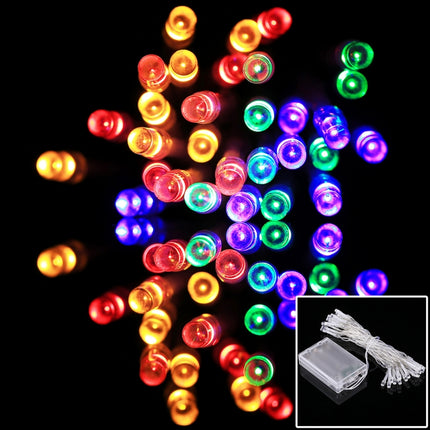 3m String Decoration Light, For Christmas Party, 30 LED, RGB Light, 2-Mode Flash, Battery Powered-garmade.com