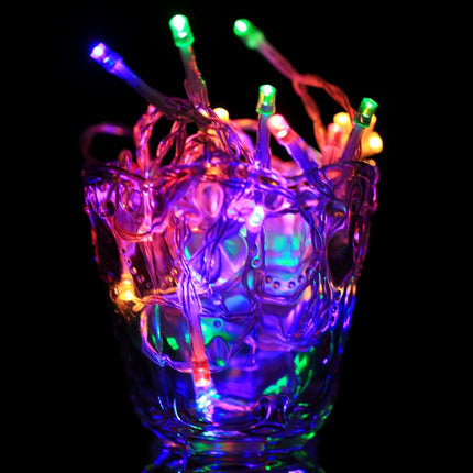 3m String Decoration Light, For Christmas Party, 30 LED, RGB Light, 2-Mode Flash, Battery Powered-garmade.com