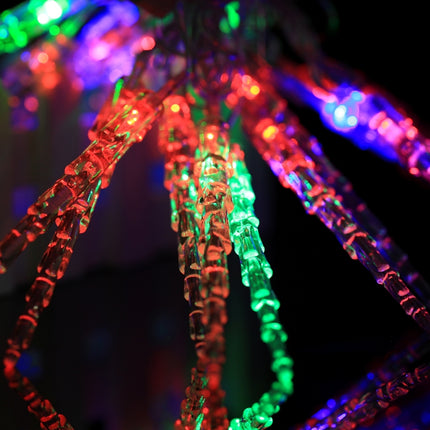 7m Icicle Pendants Decoration String Lights, 30-LED Multi-Colored Light (AC 220V / EU Plug)(Transparent)-garmade.com