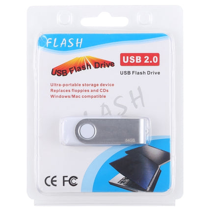 64GB Twister USB 2.0 Flash Disk(White)-garmade.com
