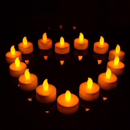 15 PCS Flameless LED Tea Light Electric Candles-garmade.com