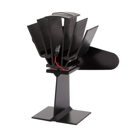 YL501 Eco-friendly Heat Powered Stove Fan for Wood / Gas / Pellet Stoves(Gold)-garmade.com