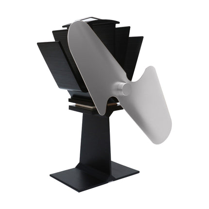 YL501 Eco-friendly Heat Powered Stove Fan for Wood / Gas / Pellet Stoves(Silver)-garmade.com