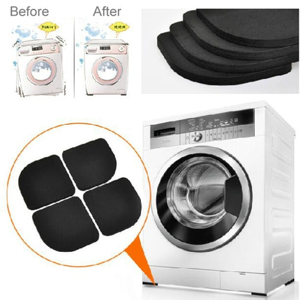4 PCS Shockproof and Anti-slip Pad Mute Cotton for Washing Machine-garmade.com