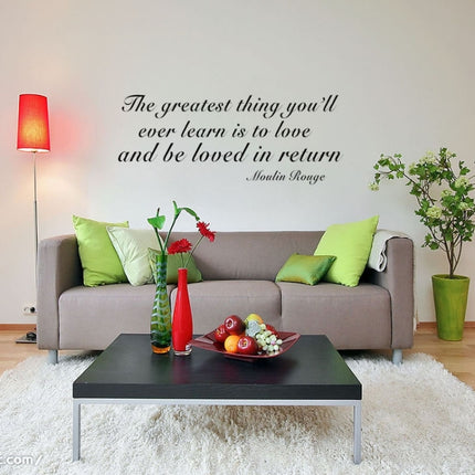 Home Decor Proverb Removable Wall Stickers Type Three, DIY Free Combination, Size: 30cm x 100cm-garmade.com