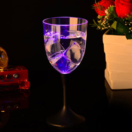 8-mode LED Colorful Light Flashing Red Wine Goblet for Bar-garmade.com