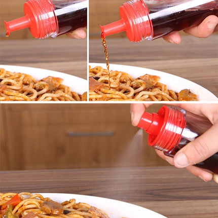 2-Way Pressing Type Leak-Proof Oil Bottle with Nozzle, Random Color Delivery-garmade.com