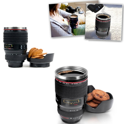 Mini Zoom EF 24-105mm f/4.0L USM Lens Coffee Thermos Cup Mug-garmade.com