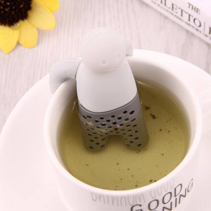 Cute Mr Tea Infuser Silicone Tea Strainers-garmade.com