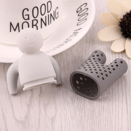 Cute Mr Tea Infuser Silicone Tea Strainers-garmade.com