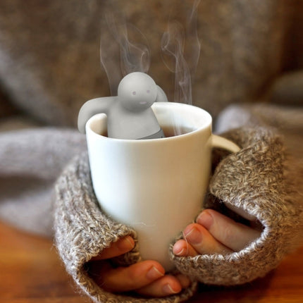 Cute Mr Tea Infuser Silicone Tea Strainers-garmade.com