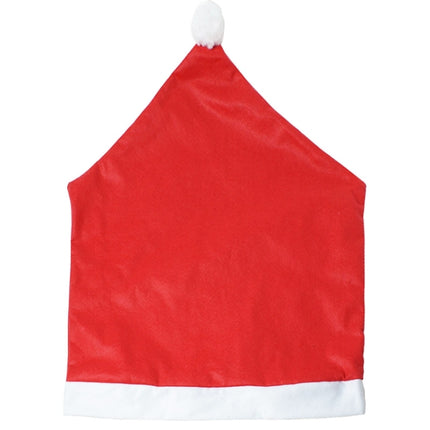 Red Hat Christmas Decoration Chair Cover, Size: 65cm x 50cm-garmade.com