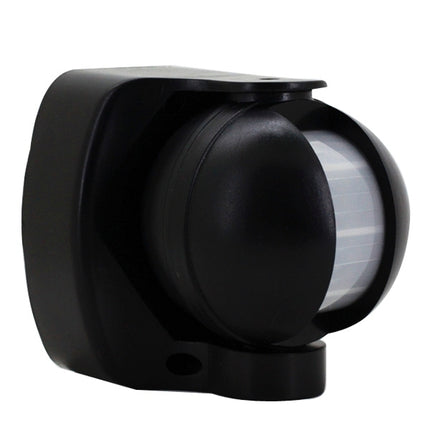 180 Degree Infrared Motion Sensor Switch with 12m Detection Distance, 220V-240V AC /50Hz(Black)-garmade.com