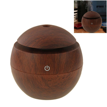 LM-X1 USB Rechargeable Wood Texture 3W Ultrasonic Aroma Air Humidifier-garmade.com